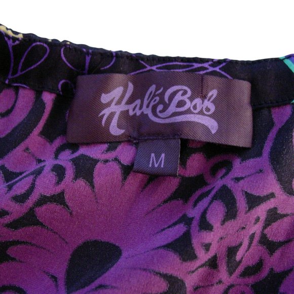 HALE BOB 100% Silk Scoop Neck Bell Sleeve Flounced Tunic Top M - $360 - Picture 9 of 9